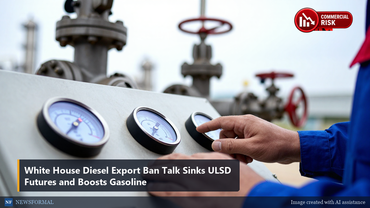 White House Diesel Export Ban Talk Sinks ULSD Futures and Boosts Gasoline