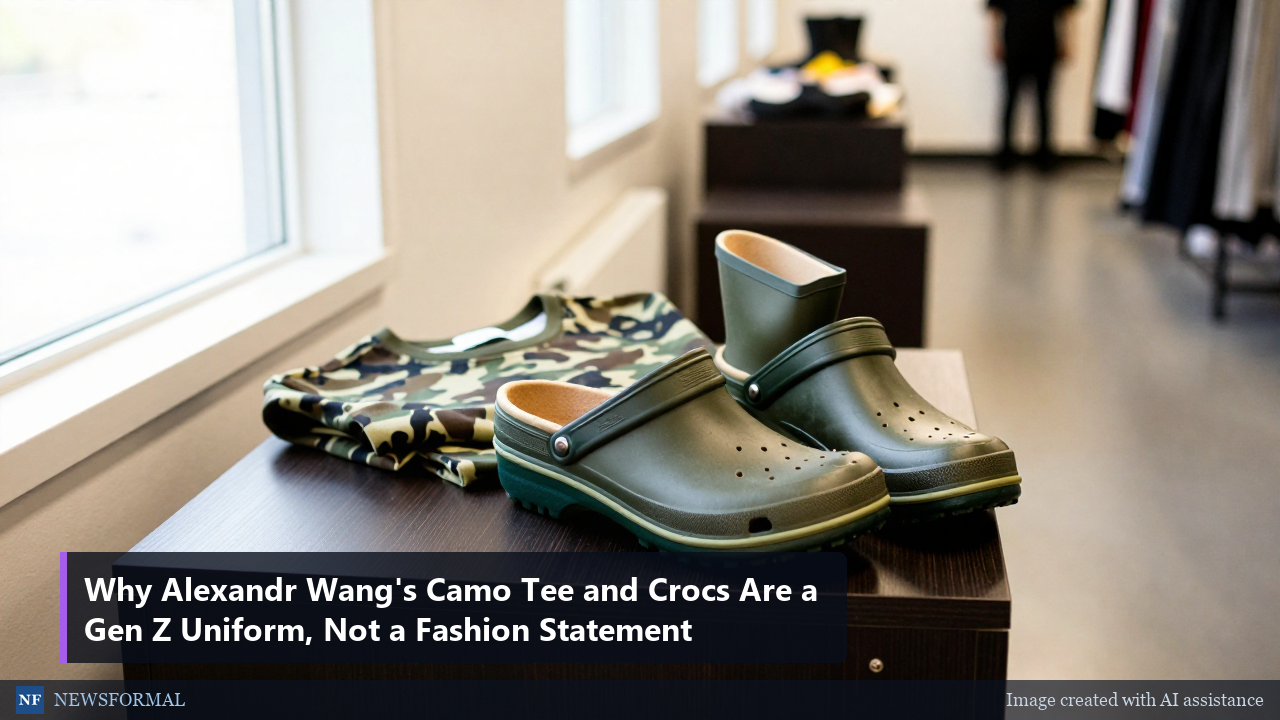 Why Alexandr Wang's Camo Tee and Crocs Are a Gen Z Uniform, Not a Fashion Statement