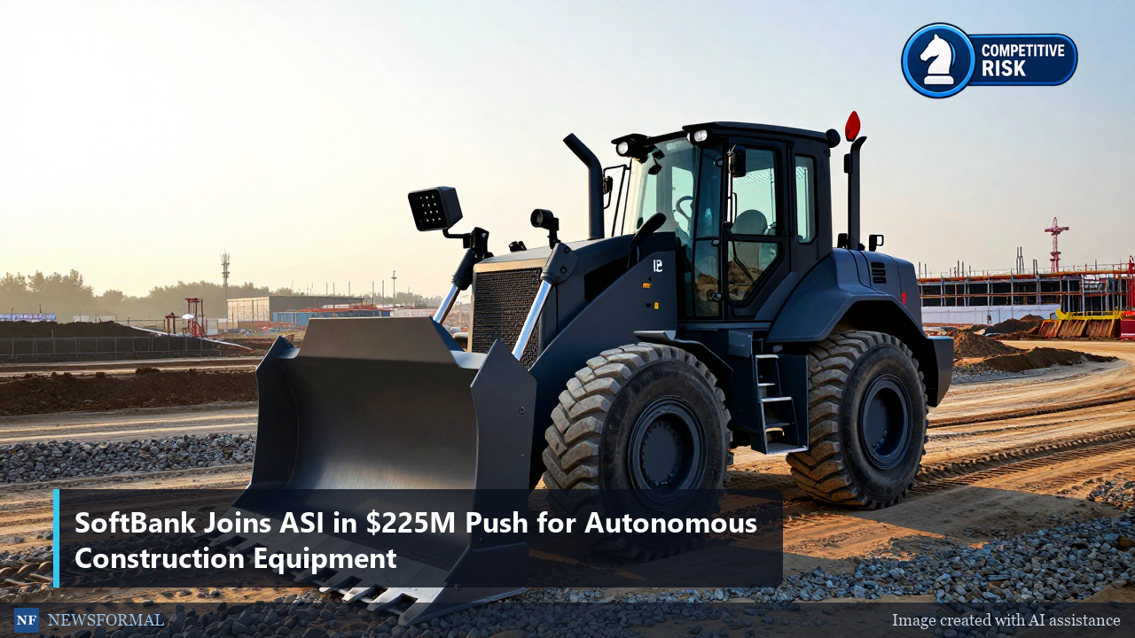 SoftBank Joins ASI in $225M Push for Autonomous Construction Equipment
