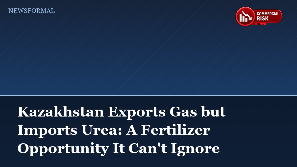 Kazakhstan Exports Gas but Imports Urea: A Fertilizer Opportunity It Can't Ignore