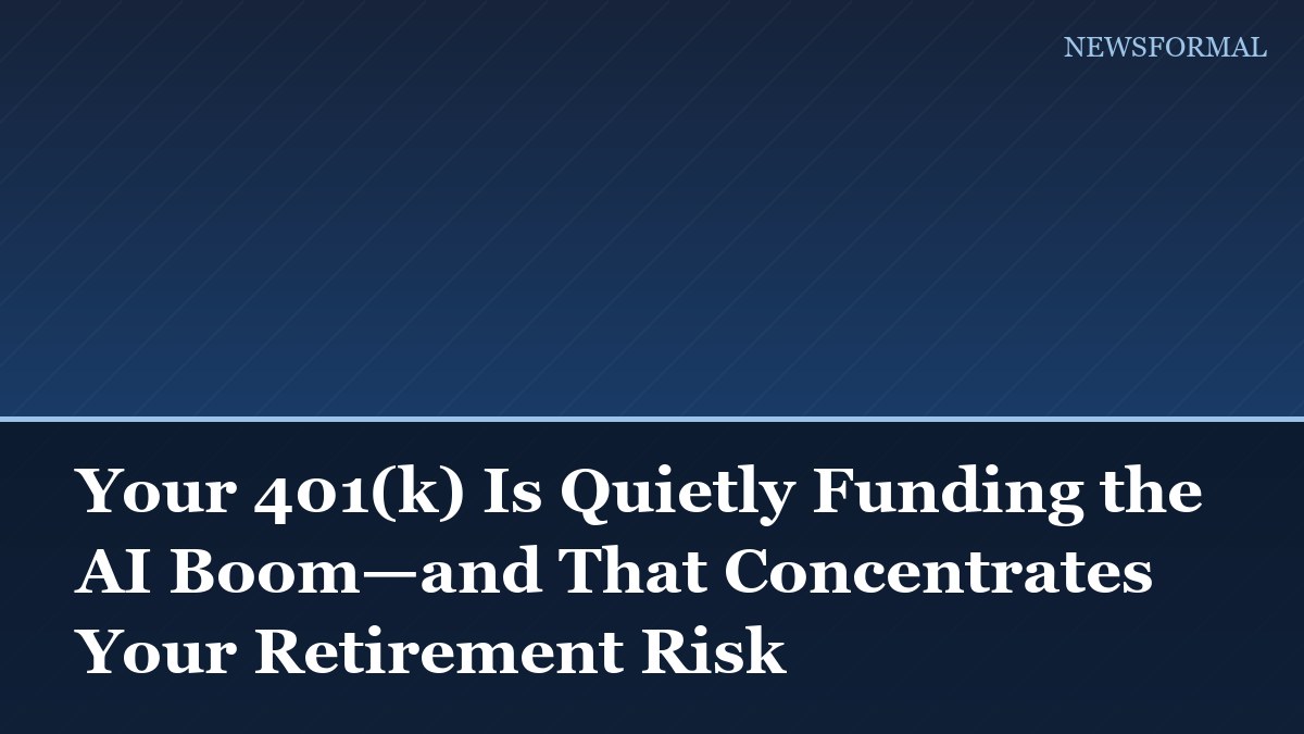 Your 401(k) Is Quietly Funding the AI Boom—and That Concentrates Your Retirement Risk