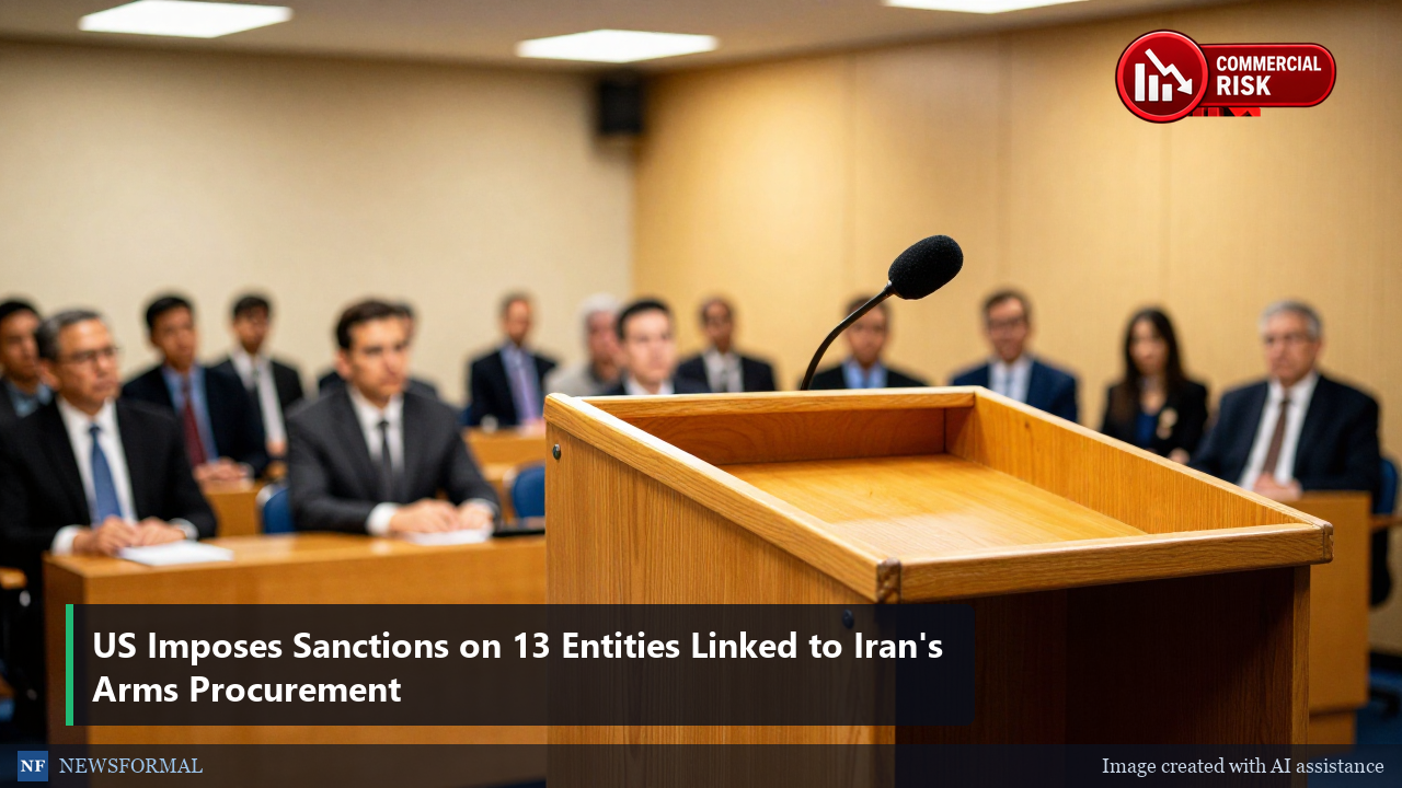 US Imposes Sanctions on 13 Entities Linked to Iran's Arms Procurement