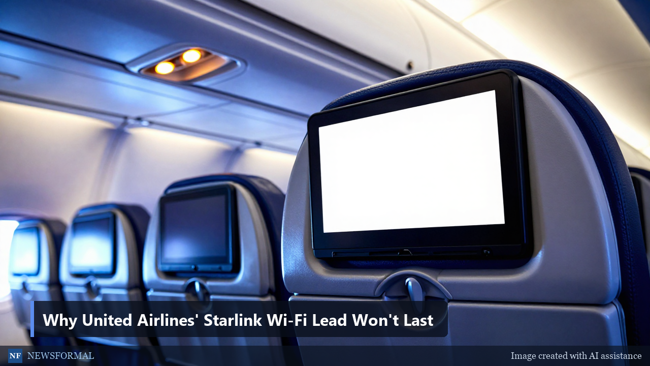 Why United Airlines' Starlink Wi-Fi Lead Won't Last