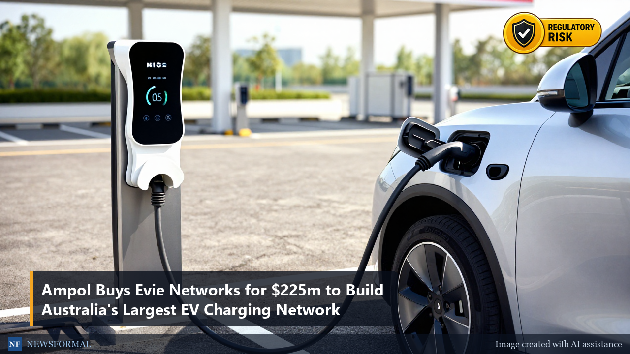 Ampol Buys Evie Networks for $225m to Build Australia's Largest EV Charging Network
