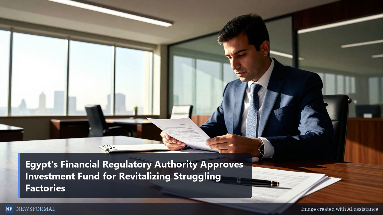 Egypt's Financial Regulatory Authority Approves Investment Fund for Revitalizing Struggling Factories
