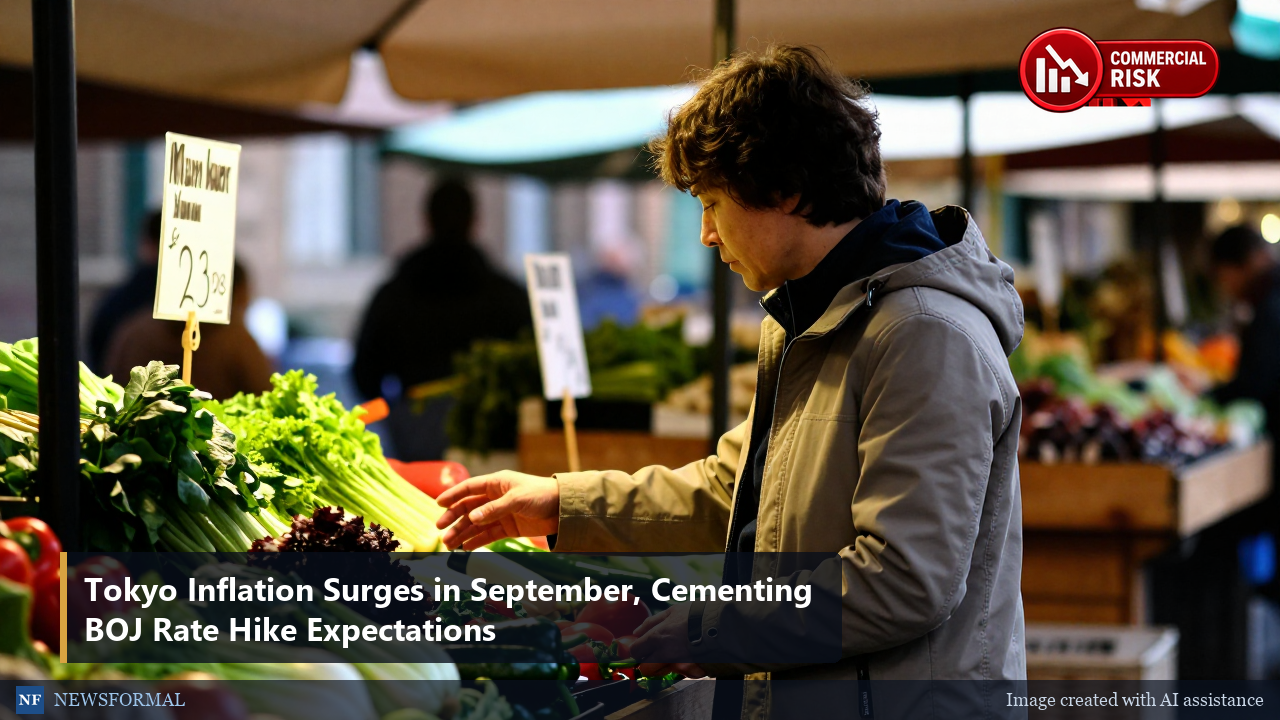 Tokyo Inflation Surges in September, Cementing BOJ Rate Hike Expectations