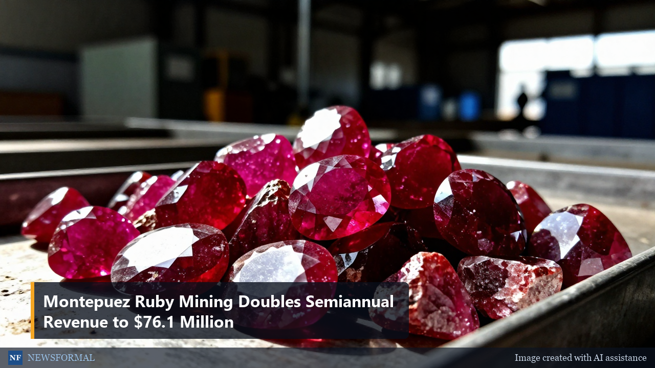Montepuez Ruby Mining Doubles Semiannual Revenue to $76.1 Million