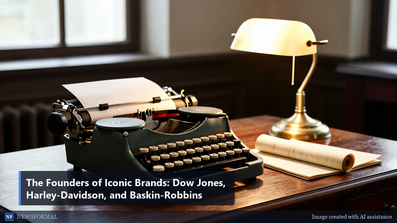 The Founders of Iconic Brands: Dow Jones, Harley-Davidson, and Baskin-Robbins