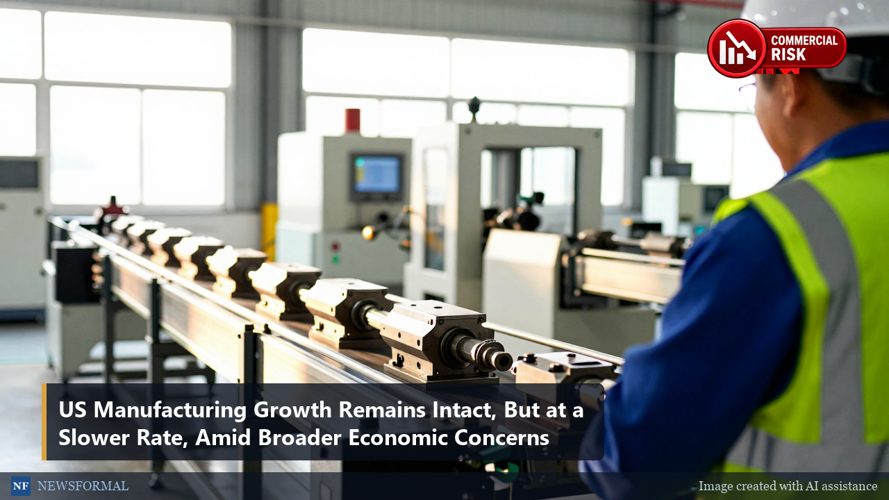 US Manufacturing Growth Remains Intact, But at a Slower Rate, Amid Broader Economic Concerns