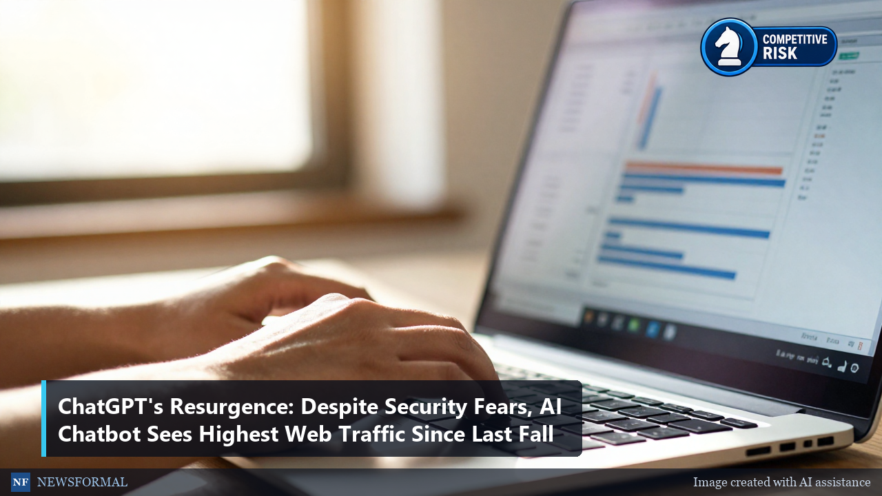 ChatGPT's Resurgence: Despite Security Fears, AI Chatbot Sees Highest Web Traffic Since Last Fall