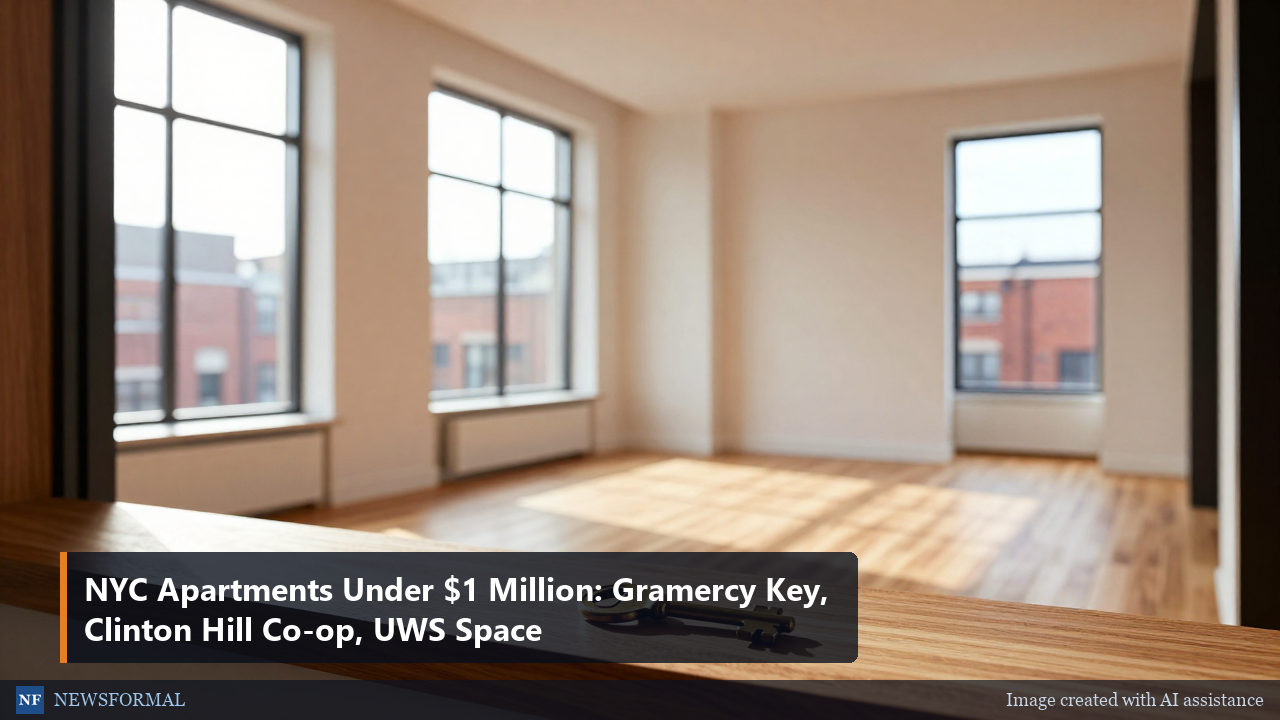 NYC Apartments Under $1 Million: Gramercy Key, Clinton Hill Co-op, UWS Space
