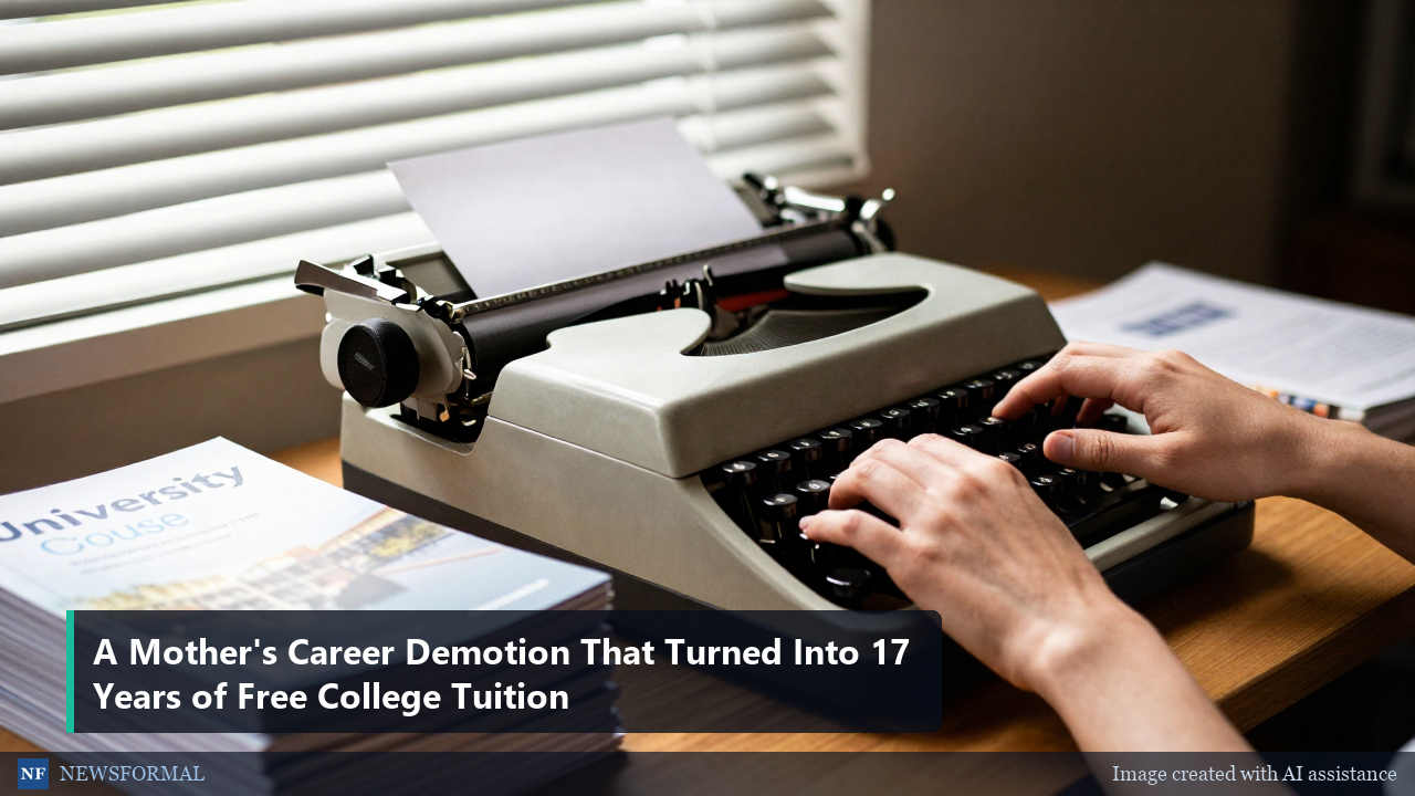 A Mother's Career Demotion That Turned Into 17 Years of Free College Tuition