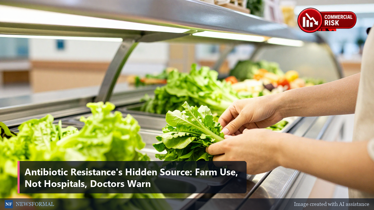 Antibiotic Resistance's Hidden Source: Farm Use, Not Hospitals, Doctors Warn