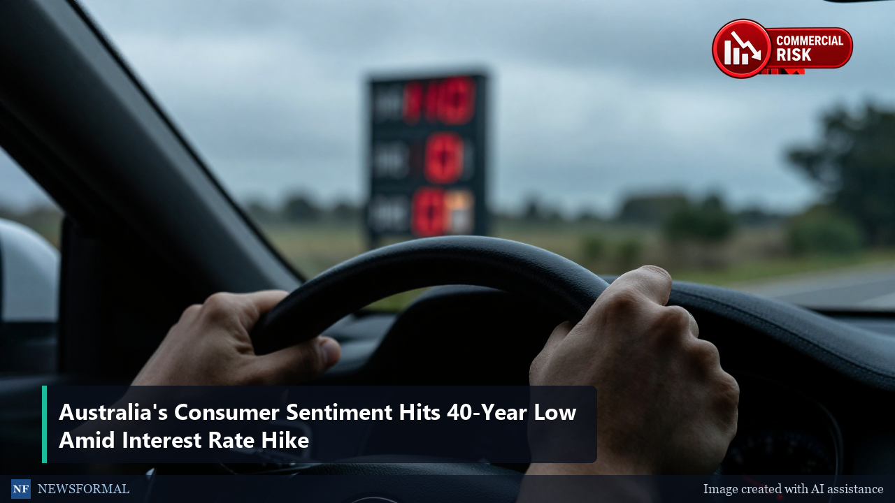 Australia's Consumer Sentiment Hits 40-Year Low Amid Interest Rate Hike
