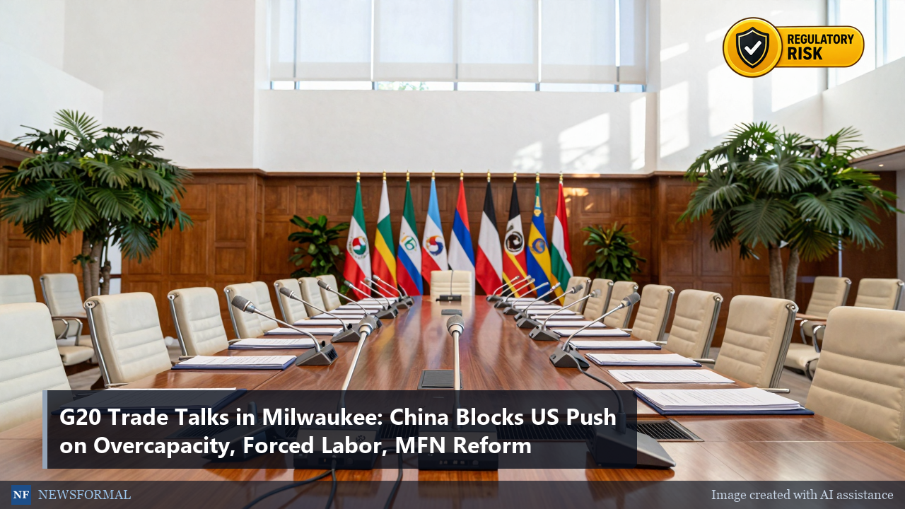 G20 Trade Talks in Milwaukee: China Blocks US Push on Overcapacity, Forced Labor, MFN Reform