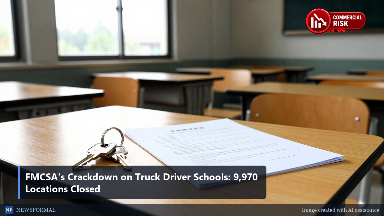FMCSA's Crackdown on Truck Driver Schools: 9,970 Locations Closed