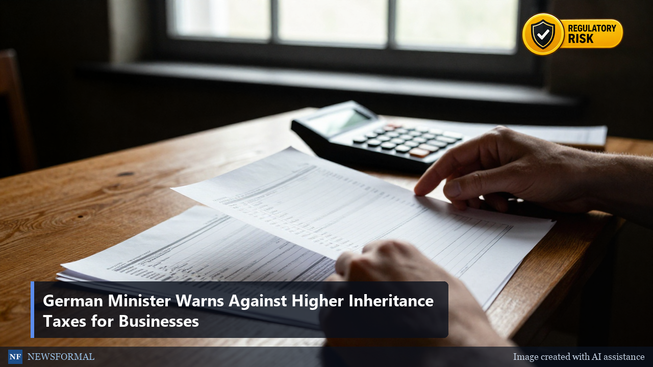 German Minister Warns Against Higher Inheritance Taxes for Businesses