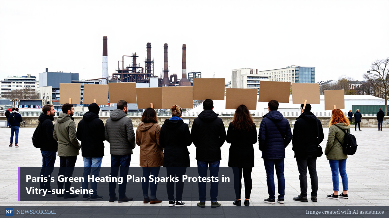 Paris's Green Heating Plan Sparks Protests in Vitry-sur-Seine