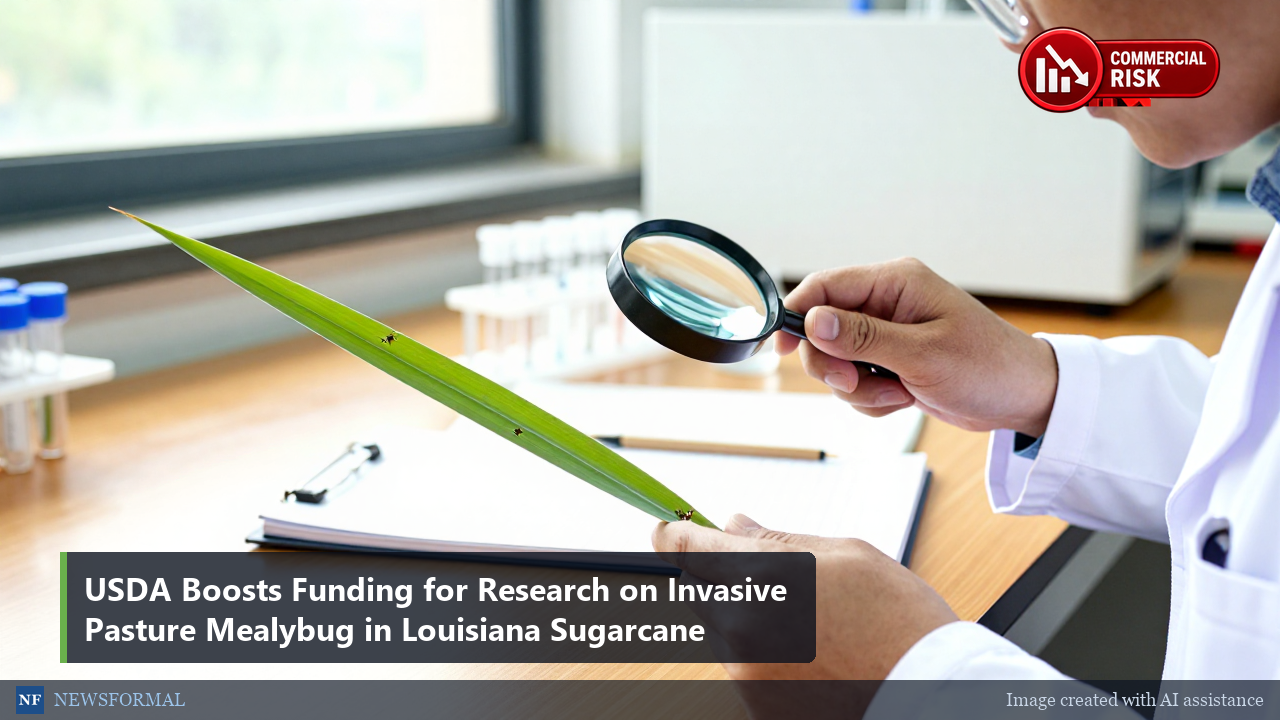 USDA Boosts Funding for Research on Invasive Pasture Mealybug in Louisiana Sugarcane
