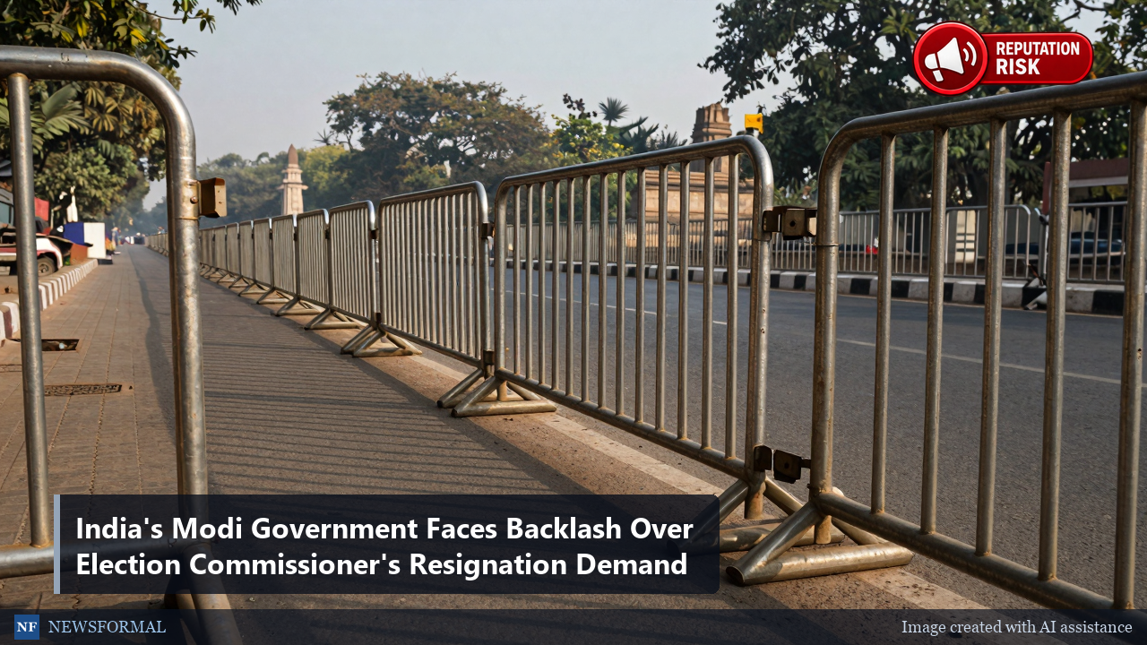India's Modi Government Faces Backlash Over Election Commissioner's Resignation Demand