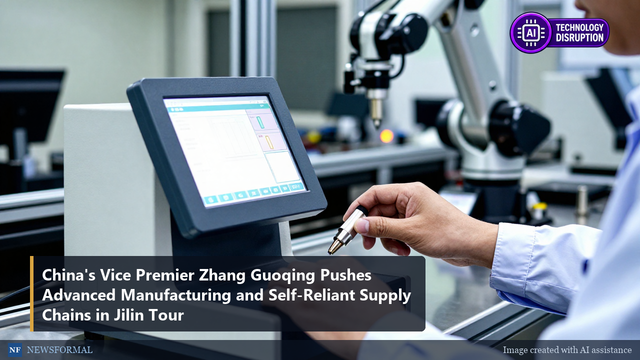 China's Vice Premier Zhang Guoqing Pushes Advanced Manufacturing and Self-Reliant Supply Chains in Jilin Tour
