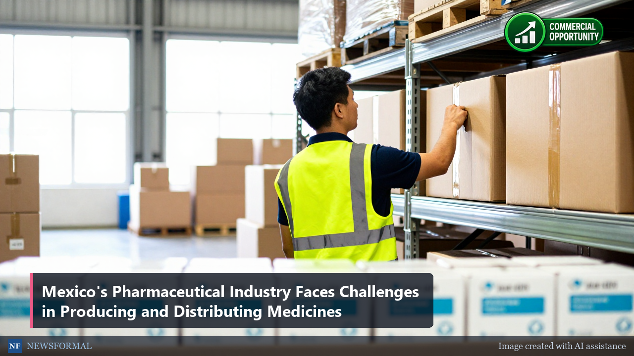 Mexico's Pharmaceutical Industry Faces Challenges in Producing and Distributing Medicines