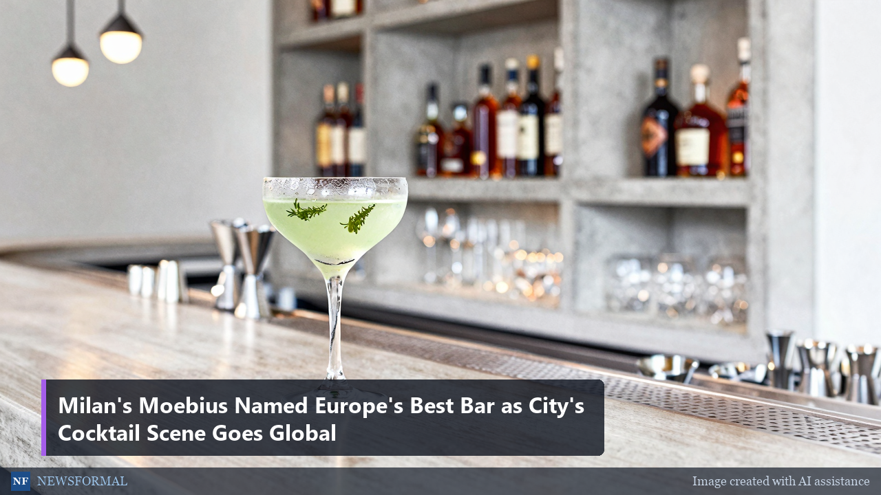Milan's Moebius Named Europe's Best Bar as City's Cocktail Scene Goes Global