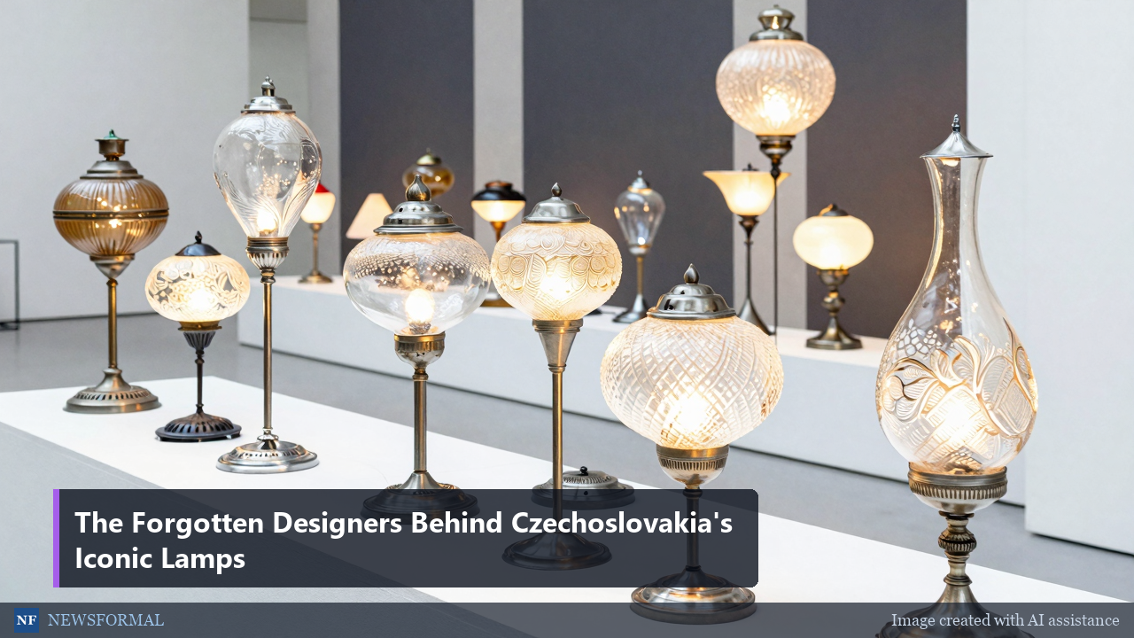 The Forgotten Designers Behind Czechoslovakia's Iconic Lamps