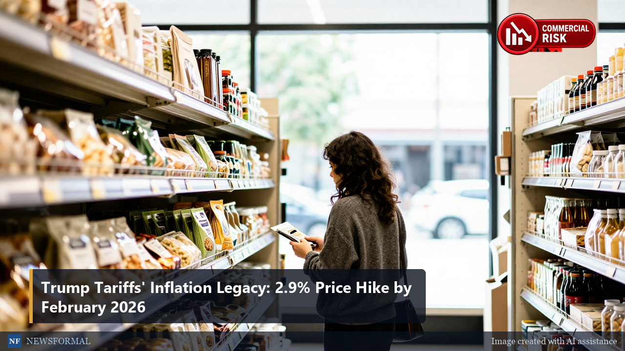 Trump Tariffs' Inflation Legacy: 2.9% Price Hike by February 2026