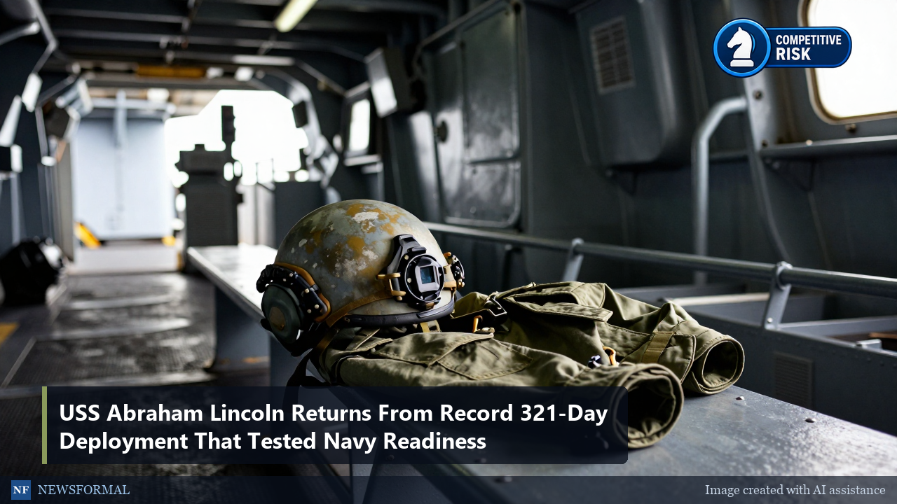 USS Abraham Lincoln Returns From Record 321-Day Deployment That Tested Navy Readiness