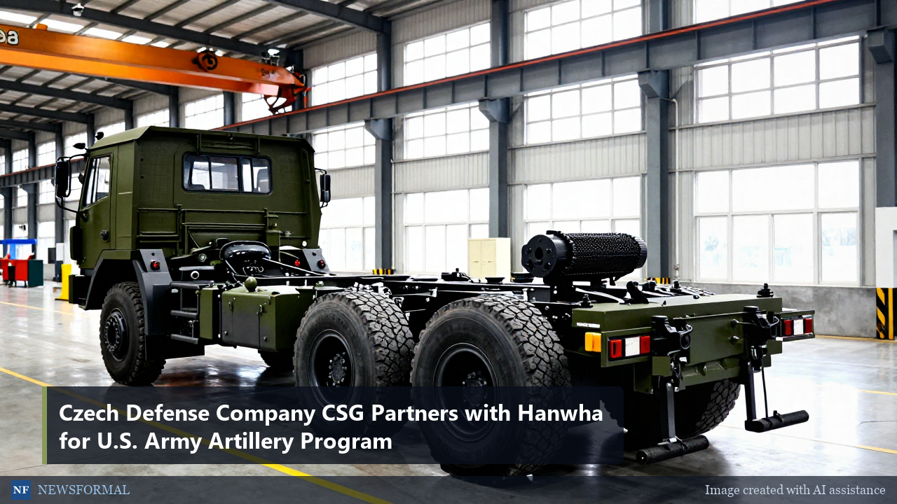 Czech Defense Company CSG Partners with Hanwha for U.S. Army Artillery Program