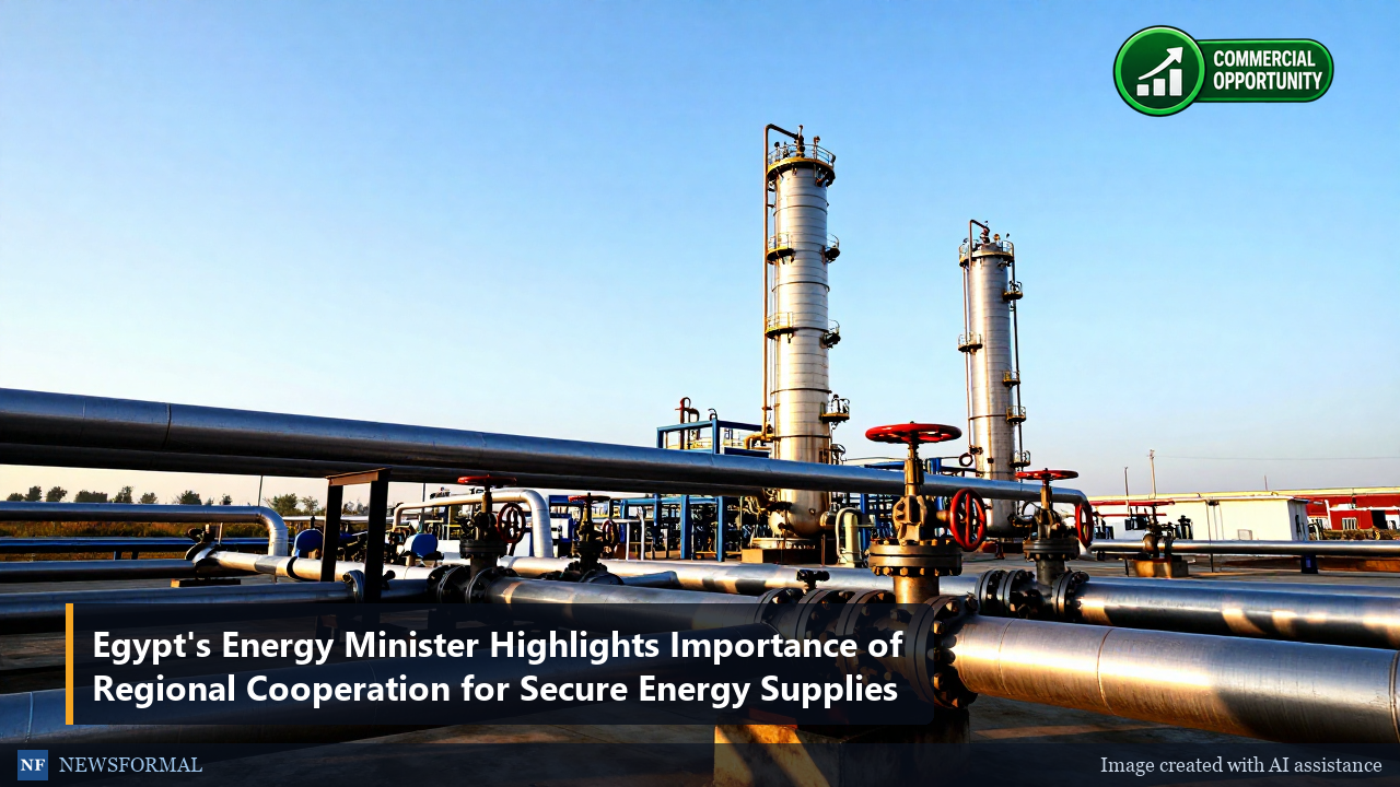 Egypt's Energy Minister Highlights Importance of Regional Cooperation for Secure Energy Supplies