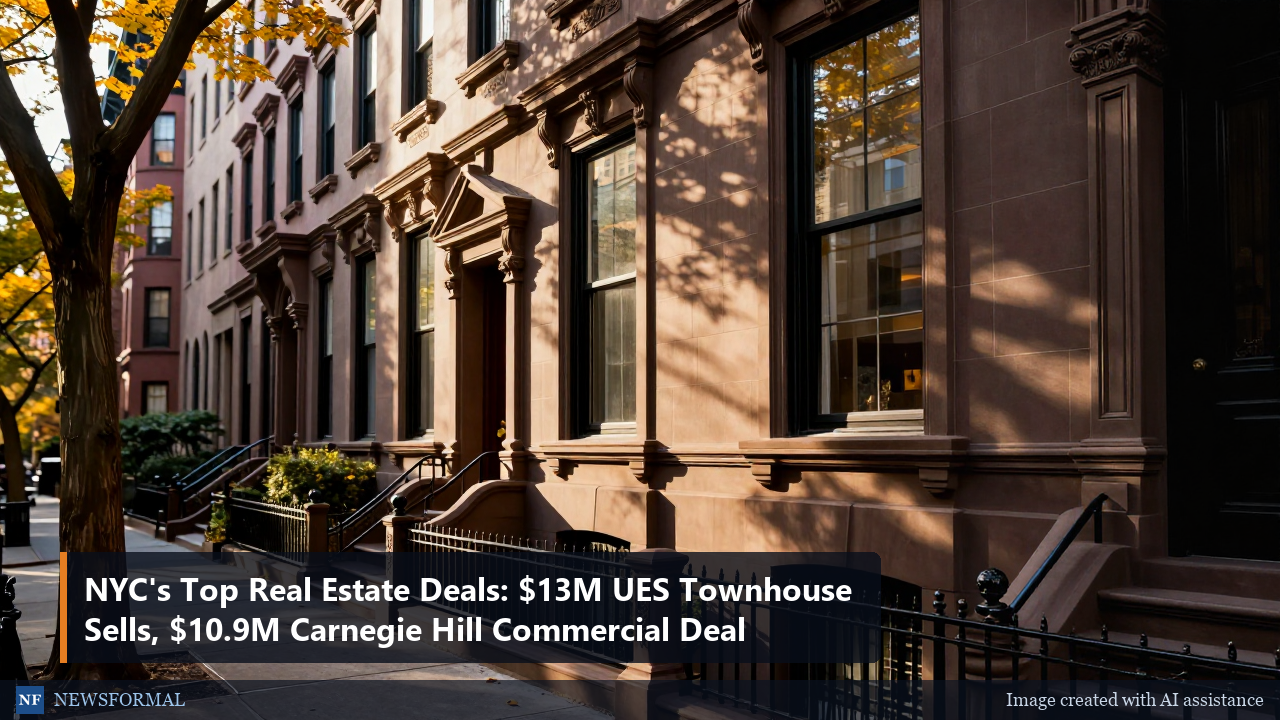 NYC's Top Real Estate Deals: $13M UES Townhouse Sells, $10.9M Carnegie Hill Commercial Deal