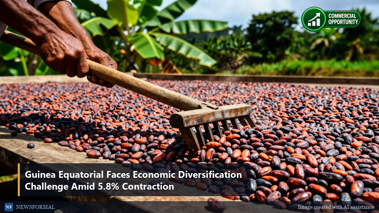 Guinea Equatorial Faces Economic Diversification Challenge Amid 5.8% Contraction