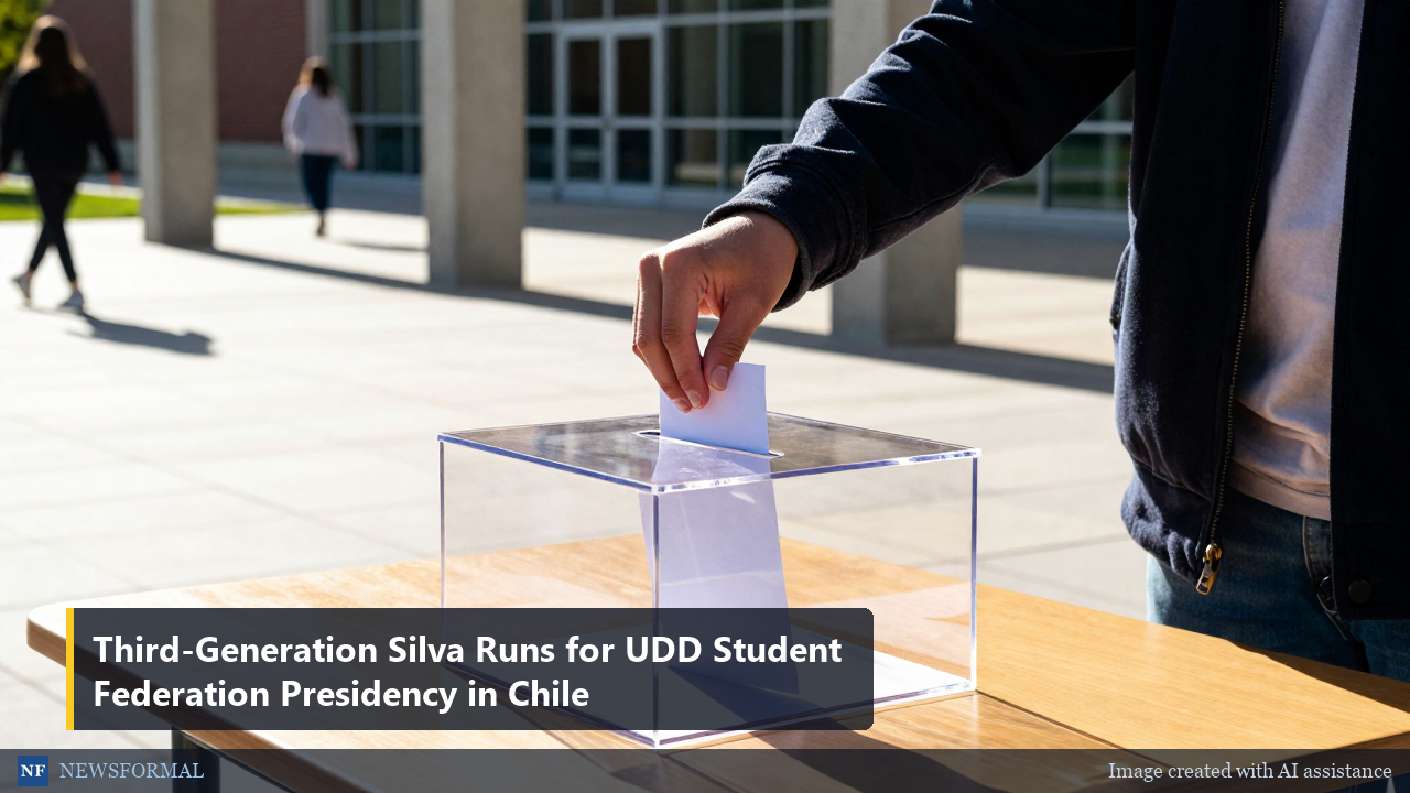 Third-Generation Silva Runs for UDD Student Federation Presidency in Chile