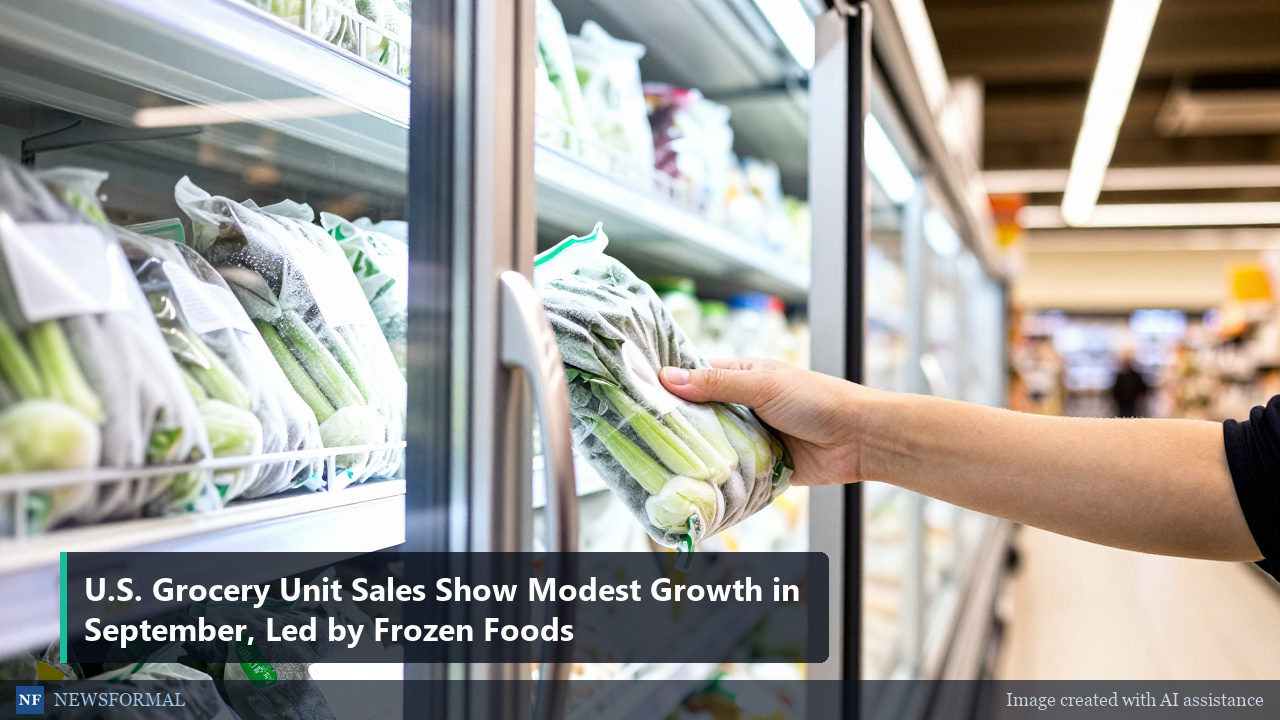 U.S. Grocery Unit Sales Show Modest Growth in September, Led by Frozen Foods