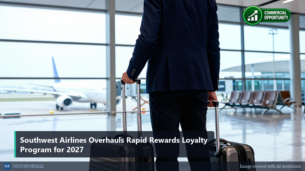 Southwest Airlines Overhauls Rapid Rewards Loyalty Program for 2027