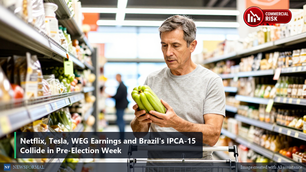 Netflix, Tesla, WEG Earnings and Brazil's IPCA-15 Collide in Pre-Election Week