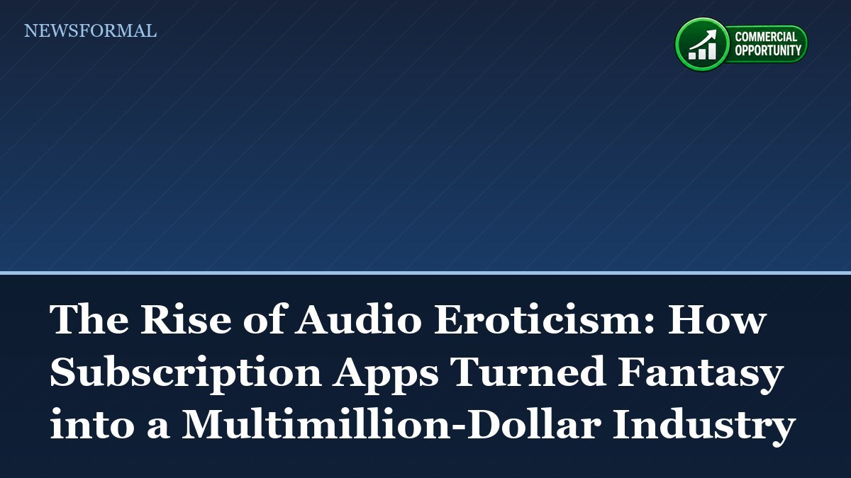 The Rise of Audio Eroticism: How Subscription Apps Turned Fantasy into a Multimillion-Dollar Industry