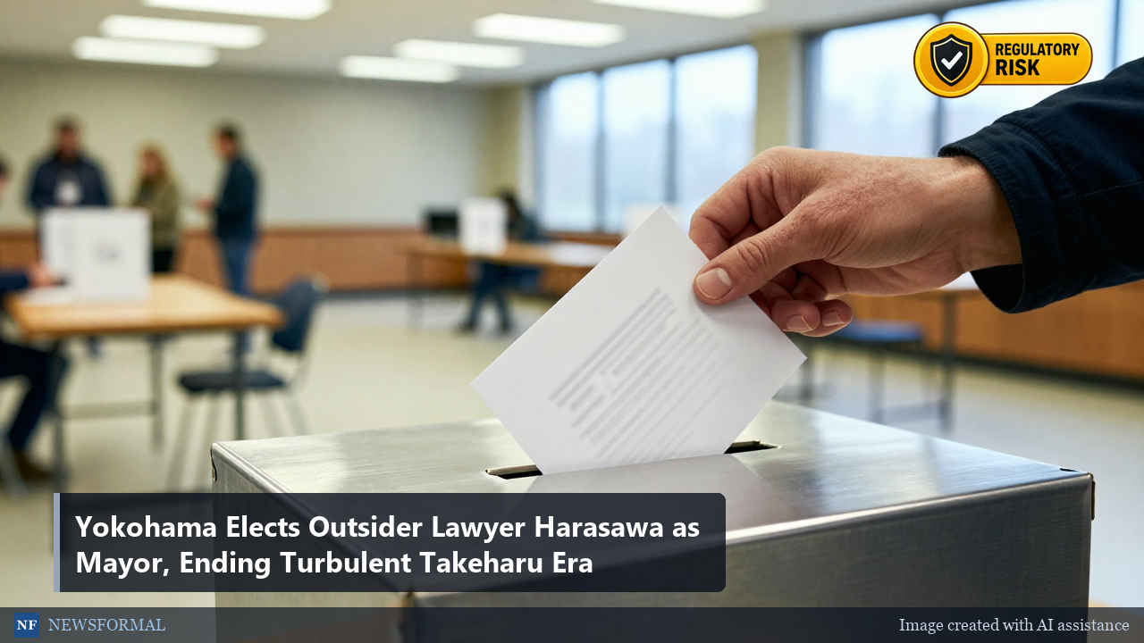 Yokohama Elects Outsider Lawyer Harasawa as Mayor, Ending Turbulent Takeharu Era