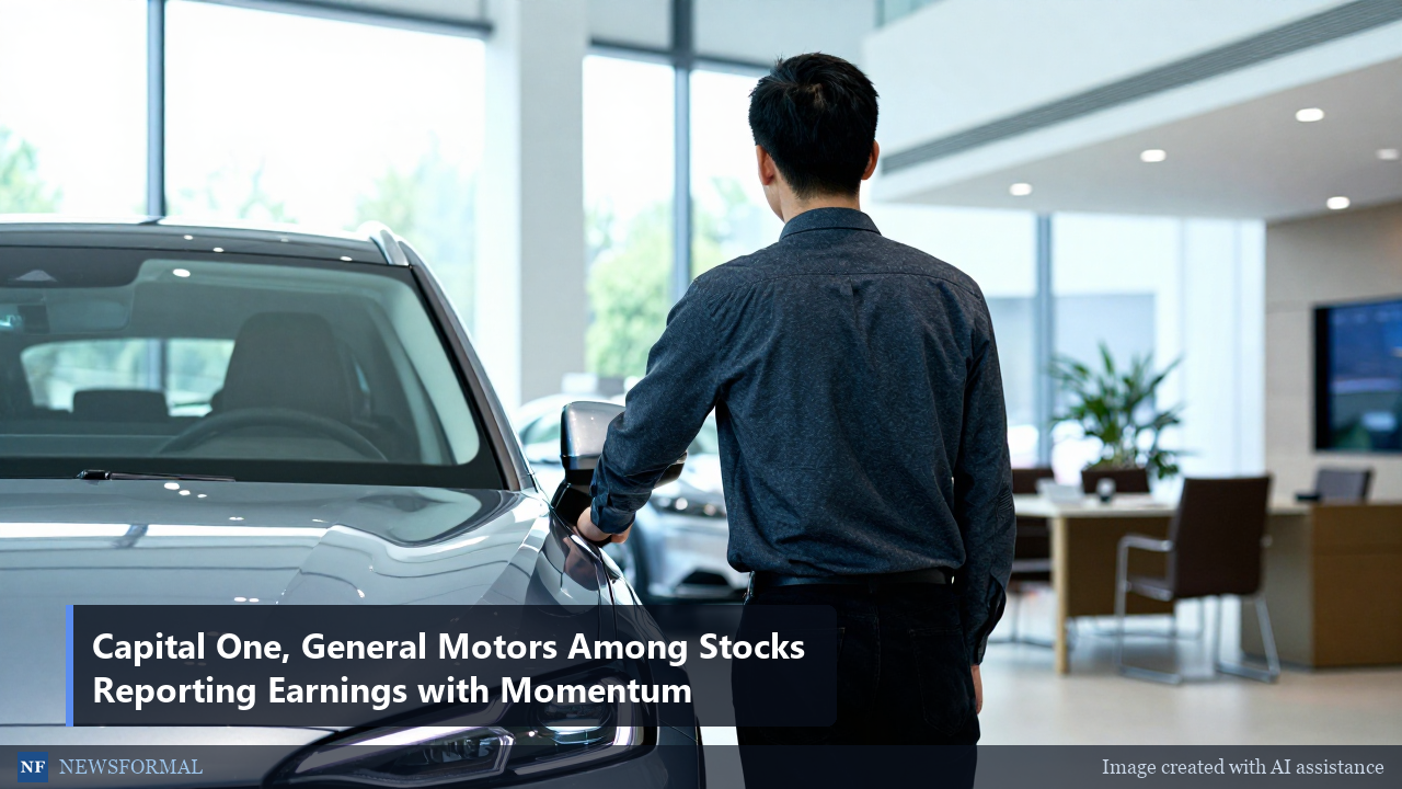 Capital One, General Motors Among Stocks Reporting Earnings with Momentum