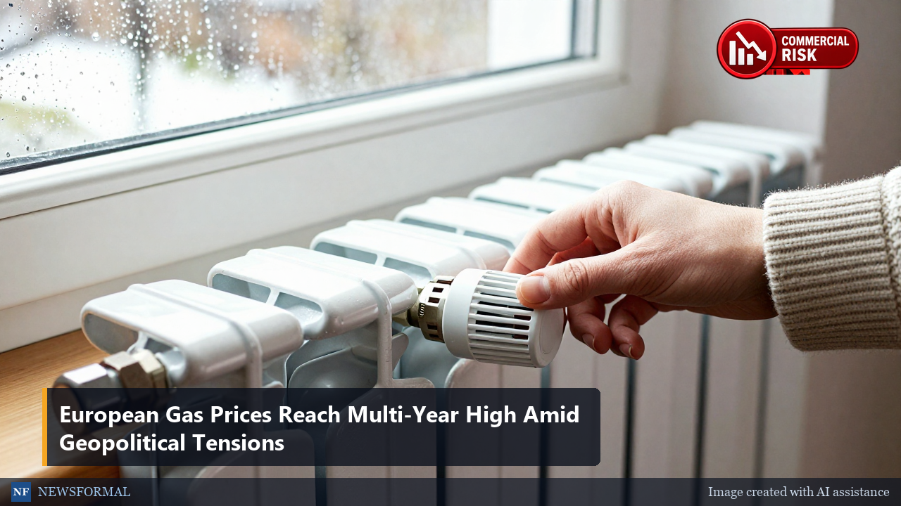 European Gas Prices Reach Multi-Year High Amid Geopolitical Tensions