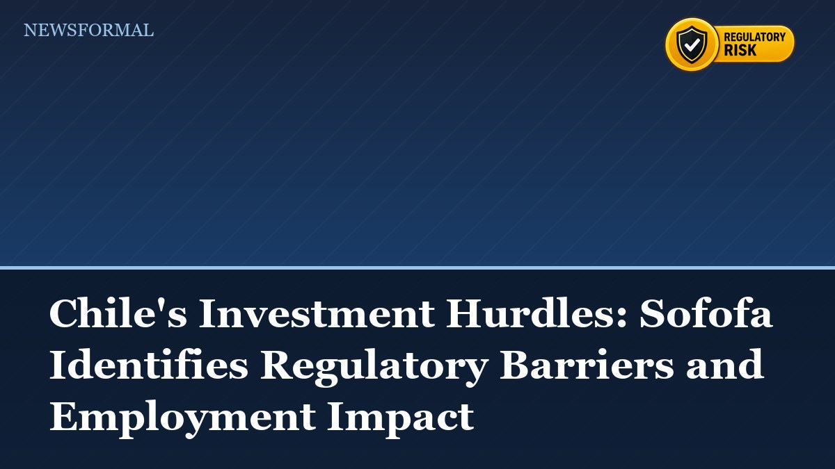 Chile's Investment Hurdles: Sofofa Identifies Regulatory Barriers and Employment Impact