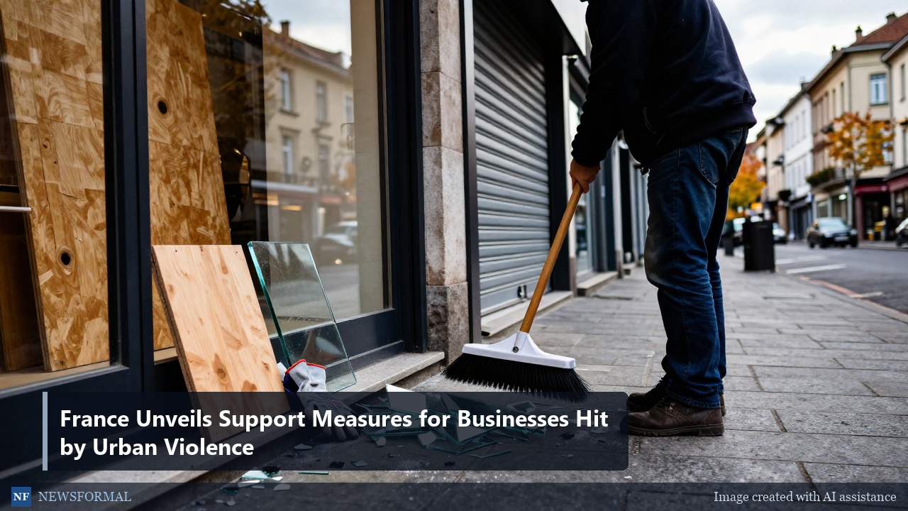 France Unveils Support Measures for Businesses Hit by Urban Violence