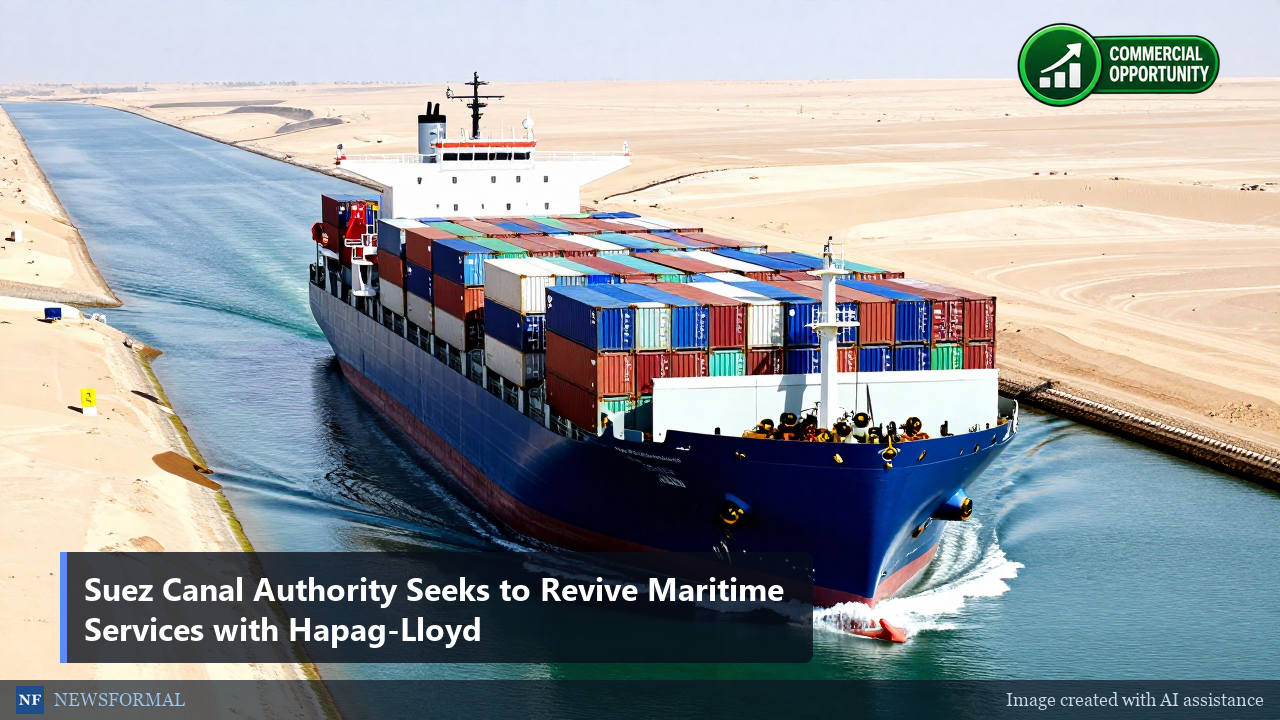 Suez Canal Authority Seeks to Revive Maritime Services with Hapag-Lloyd
