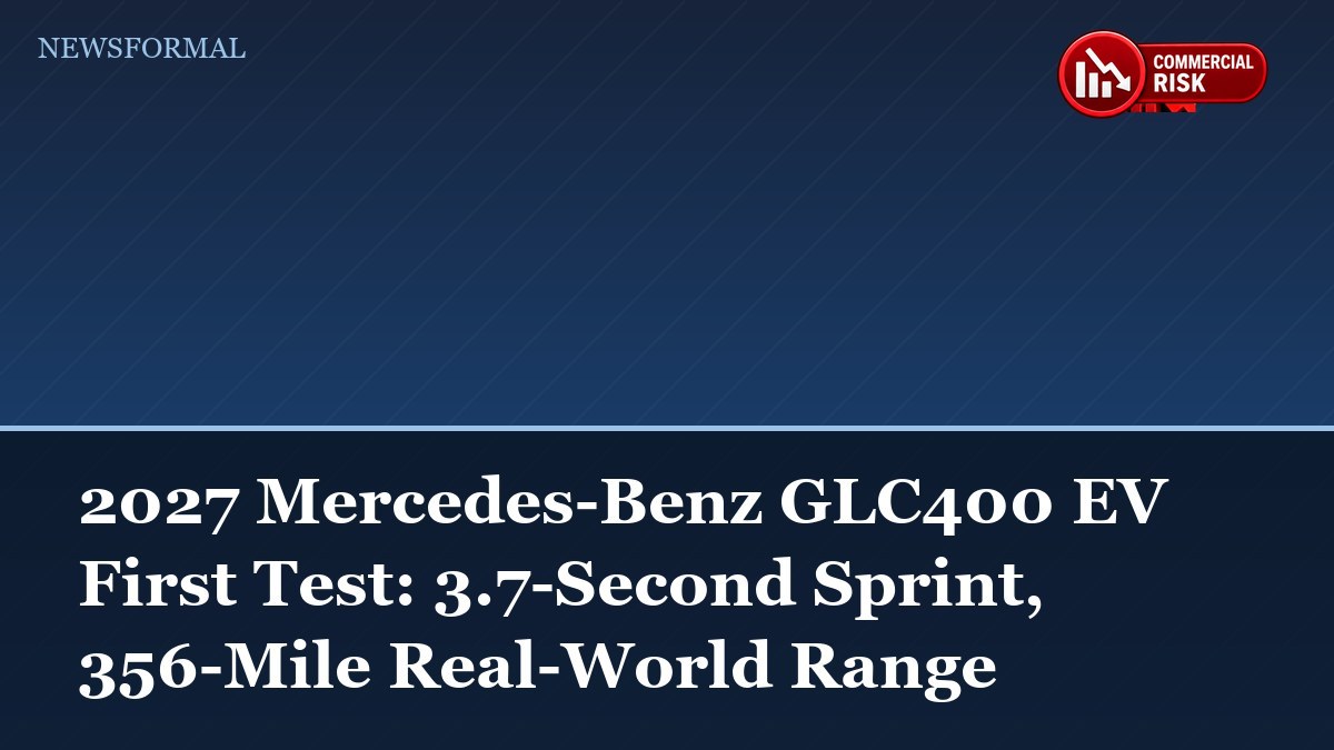 2027 Mercedes-Benz GLC400 EV First Test: 3.7-Second Sprint, 356-Mile Real-World Range
