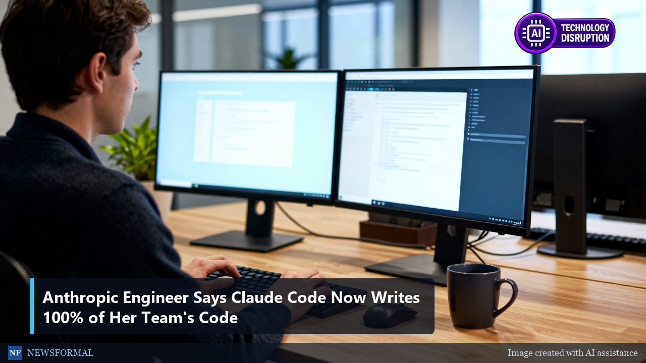 Anthropic Engineer Says Claude Code Now Writes 100% of Her Team's Code