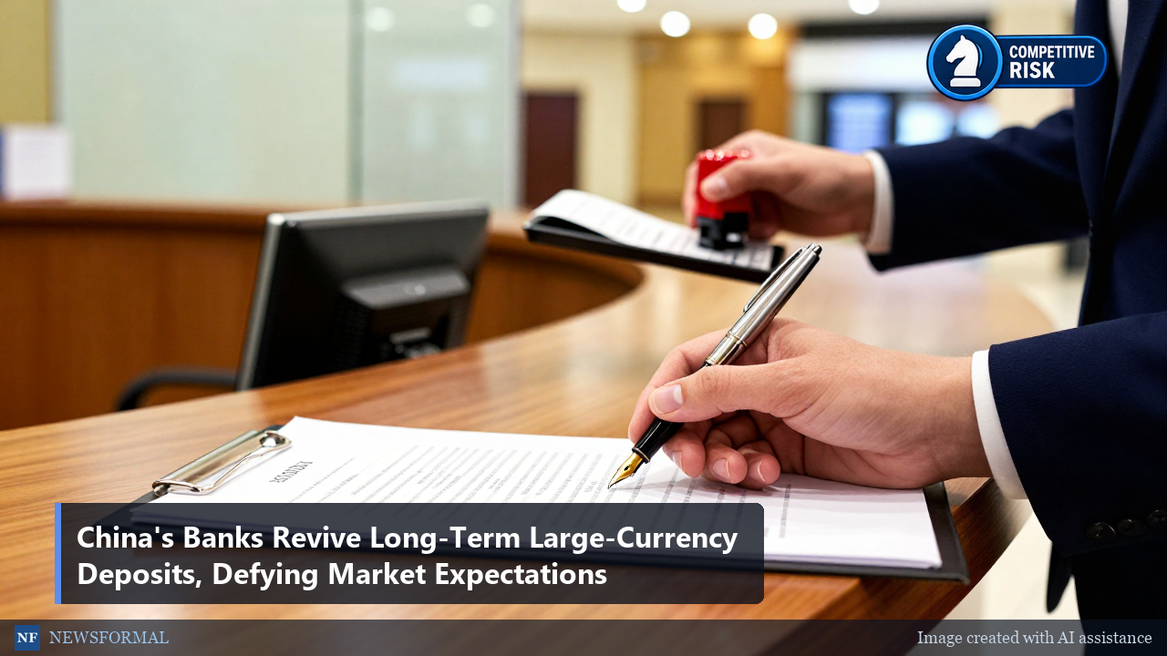 China's Banks Revive Long-Term Large-Currency Deposits, Defying Market Expectations