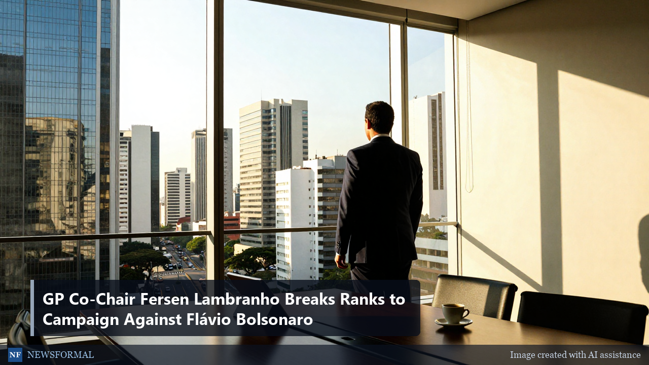 GP Co-Chair Fersen Lambranho Breaks Ranks to Campaign Against Flávio Bolsonaro