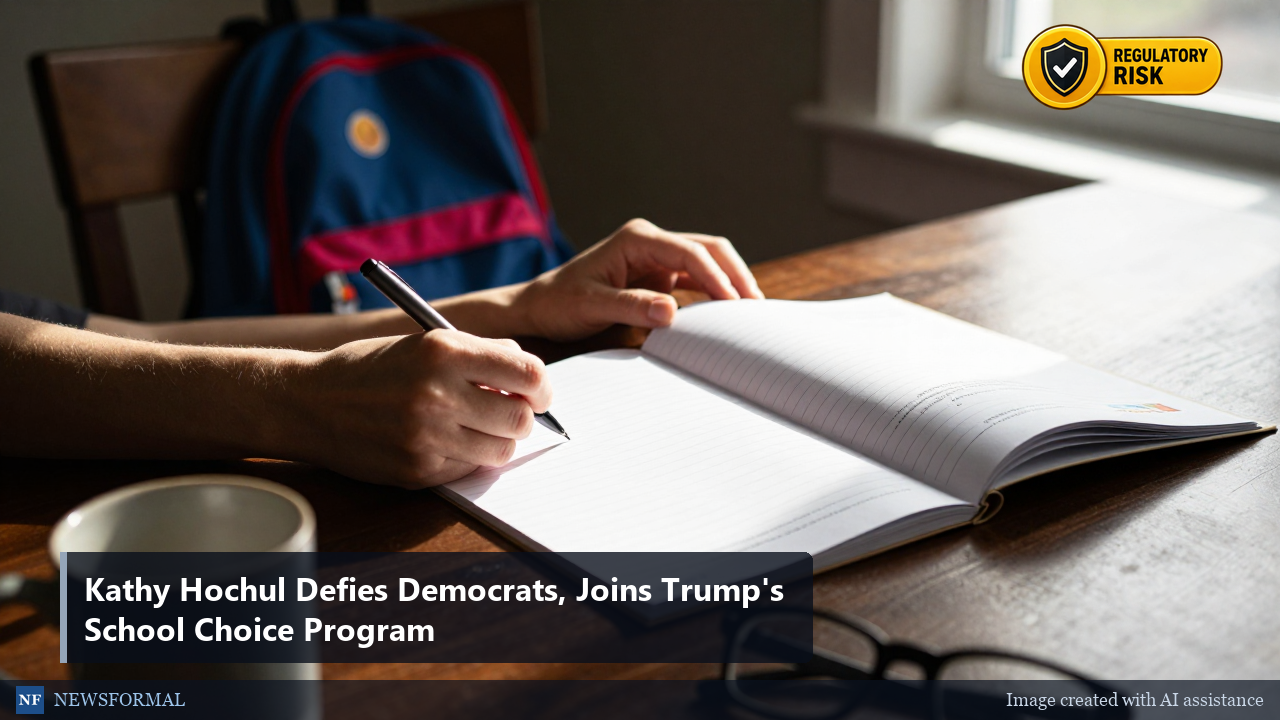 Kathy Hochul Defies Democrats, Joins Trump's School Choice Program